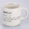 Set med 3 stapelbara stenmuggar 350 ml med text Victionary L Rea