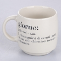 Set med 3 stapelbara stenmuggar 350 ml med text Victionary L Rabatter