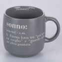 Set med 3 stapelbara stenmuggar 350 ml med text Victionary L Val