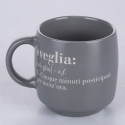 Set med 3 stapelbara stenmuggar 350 ml med text Victionary L Modell