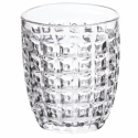 Set med 6 vattenglas 350ml med geometriskt mönster Rea
