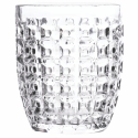 Set med 6 vattenglas 350ml med geometriskt mönster Modell