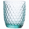 Set med 6 vattenglas 350ml med geometriskt mönster Mått