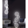Modern LED-golvlampa med 5 ringar och dimbar belysning Nural Försäljning