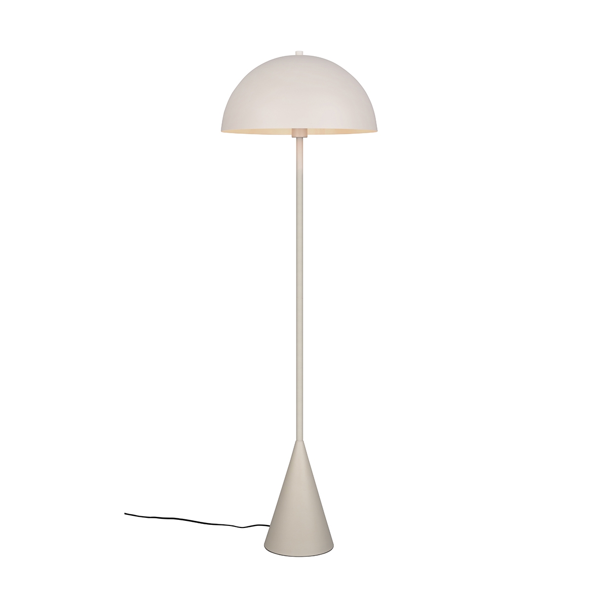 Modern minimalistisk golvlampa i grå metall Blask Kampanj
