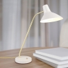 Elegant och justerbar skrivbordslampa i guldfärgad metall Jarak Försäljning
