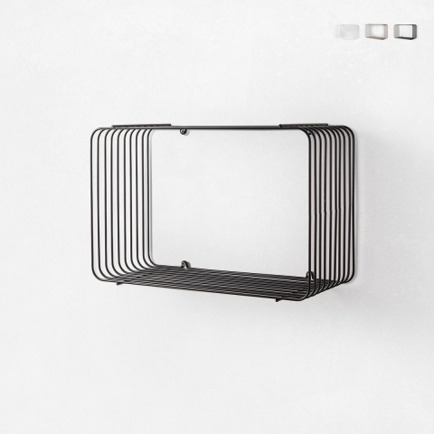 Vägghylla design modern i metall Kabe Kampanj