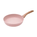 13-delars set med rosa Stonerose non-stick grytor och stekpannor i granit Rabatter