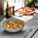 Non-stick aluminiumpanna 28 cm sten-effekt Pierre Gourmet Försäljning