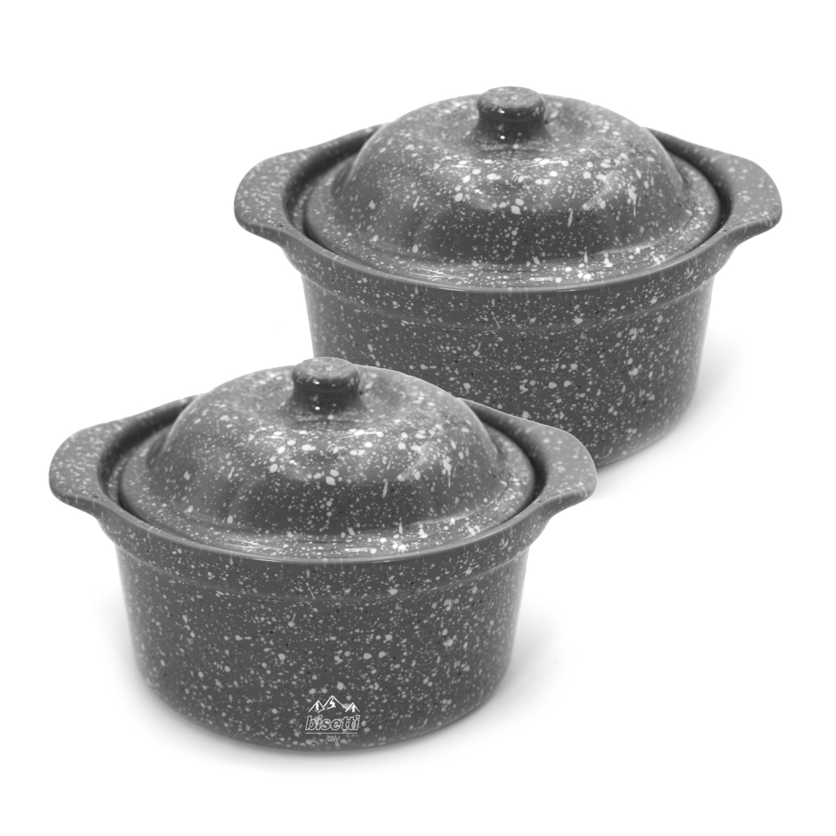 Set med 2 ugnsfasta stengodsgrytor med non-stick beläggning Pierre Gourmet Kampanj