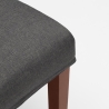 Stol i Trä Fylld HENRIKSDAL Stil För Kök Matsal Comfort 