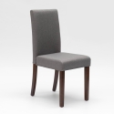 Stol i Trä Fylld HENRIKSDAL Stil För Kök Matsal Comfort 