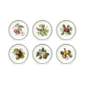 Set med 6 flat tallrikar i porslin 20 cm Portmeirion Pomona Kampanj