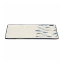 Set om 6 rektangulära serveringsfat i keramik 29x15cm Marechiaro Erbjudande