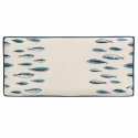 Set med 2 rektangulära serveringsfat i keramik 36x16 cm Marechiaro Erbjudande