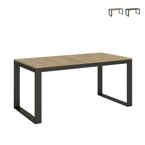 Tilläggningsbart bord 18 platser industriell design 90×180-440 Tecno Evolution Kampanj