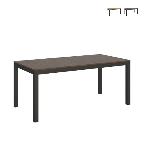 Industriell minimalistisk förlängningsbar trä-metall bord 90×180-440 Everyday Evolution Kampanj