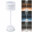 Bordslampa med uppladdningsbar LED och touchsensor vit Victionary Erbjudande