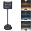 Svart LED-bordslampa med touch, uppladdningsbar och justerbar Victionary Erbjudande