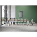 Förlängningsbar konsolbord modern kompakt design för 10 personer 90x40-300 Diago 