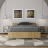 Modern säng med förvaringsutrymme 120x200cm Nuamo Försäljning