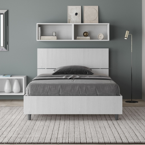 Letto una piazza e mezza contenitore testiera alta 120×190 Demas Kampanj