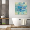 Abstrakt tavla print på canvas modern Monokrom Hav Lucas Rea