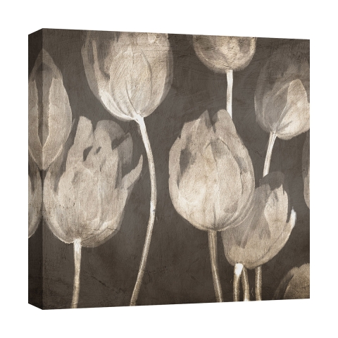 Modern tavla på canvas med tulpanmotiv - Washed Tulips I Luca Villa Kampanj