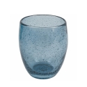 Set med 6 blå bordsglas för vatten i munblåst glas Acapulco Ocean Bestånd