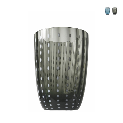 Set 6 bicchieri da tavola per acqua design esotico 300ml Kahalari Kampanj