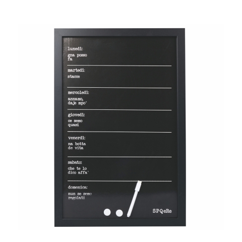 Magnetisk väggbräda veckoplanerare 60x40 Week SPQeRe Kampanj