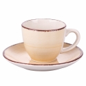 Set med 6 färgglada espressokoppar med fat Baita Försäljning