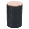 Set med 3 köksburkar i keramik med lock Shade of Shape Geometrie Mått