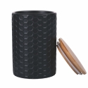 Set med 3 köksburkar i keramik med lock Shade of Shape Geometrie Pris
