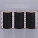 Set med 3 köksburkar i keramik med lock Shade of Shape Geometrie Kostnad