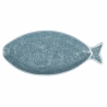 Oval serveringsfat i keramik med marint design 24x10,5 Kos Försäljning