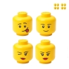 LEGO Förvaringshuvuden Mini Set 4, Stapelbara Behållare Kampanj
