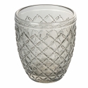 Set med 6 vattenglas i färgat transparent glas grå Castle Stone Katalog