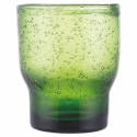 Set med 6 handgjorda vattenglas i grönt glas Unico Greenery Modell