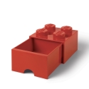 LEGO Brick Drawer med 4 knappar – förvaringslåda i klossdesign Mått