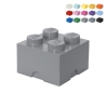 LEGO Brick kvadratisk stapelbar förvaringslåda med 4 knoppar Kampanj