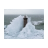 Tryck på duk faraglione i storm Phare de Kéréon Jean Guichard Erbjudande