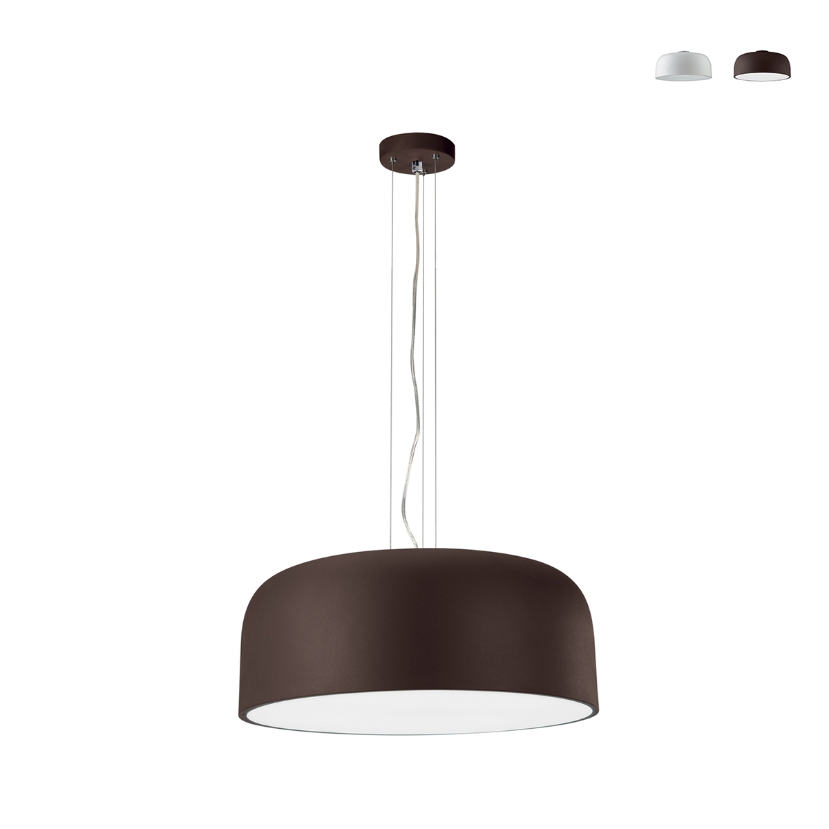Rund hängande lampa 52cm i metall Bistrot Kampanj Rund hängande lampa 52cm i metall Bistrot Kampanj