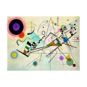 Konsttryck på duk abstrakt samtida verk Composition VIII Kandinsky Erbjudande