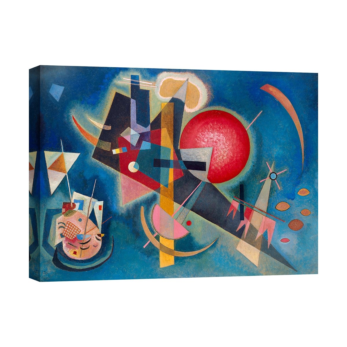Modern abstrakt tavla tryck på canvas Kandinsky Im Blau Kampanj Modern abstrakt tavla tryck på canvas Kandinsky Im Blau Kampanj