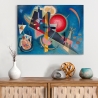 Modern abstrakt tavla tryck på canvas Kandinsky Im Blau Försäljning