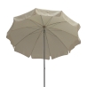 Parasol för trädgård, terrass, balkong utomhus Ø240cm Novara 114 Rabatter