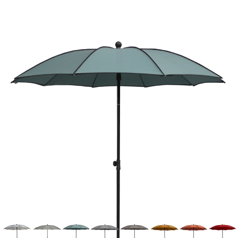 Modern parasoll för trädgård Ø200cm för uteplats Border Kampanj