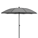 Modern parasoll för trädgård Ø200cm för uteplats Border 