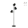 Colt LP3 golvlampa i metall med tre justerbara ljuskällor i industriell stil Kampanj